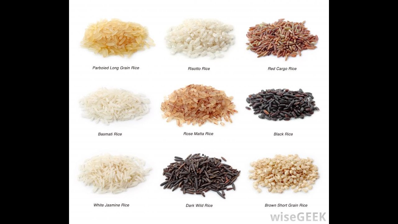 8 Varieties of Rice... With Rich Benefits