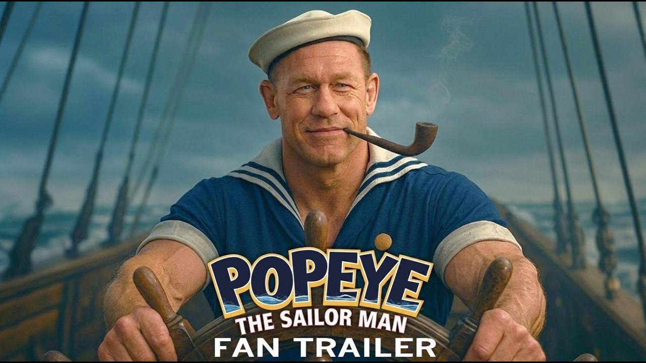 Popeye Live Action (2026) – Первый трейлер | Джон Сина, Дуэйн Джонсон | Концептуальный трейлер
