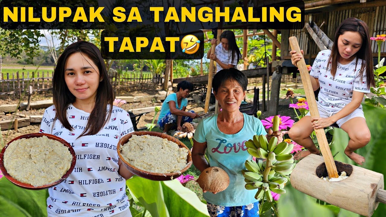 Sayang ang saging gawa tayo ng nilupak sa kubo | Buhay Probinsya | Mindoro