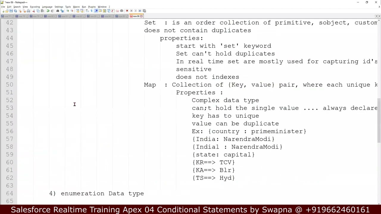 Salesforce Variables | Local | Instance | Class | Constant | Expression | Conditional Statement