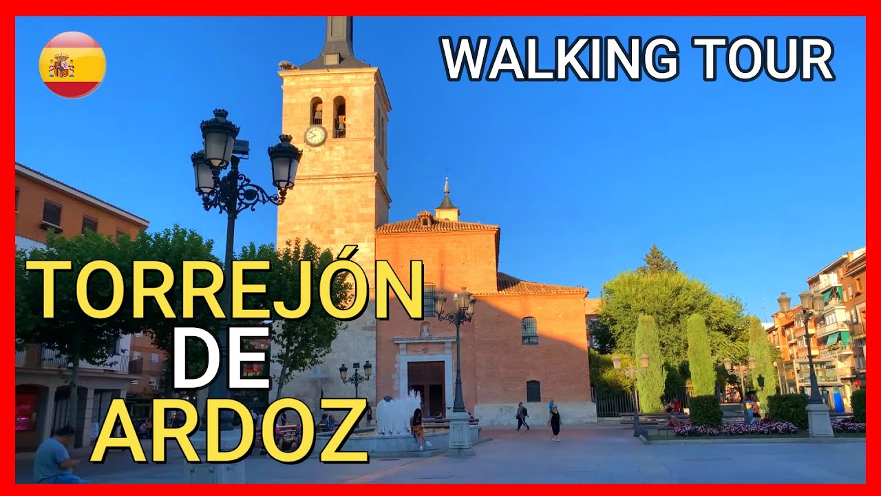 CONOCE  ❤ TORREJON de ARDOZ | ESPAÑA  | walking tour 4K