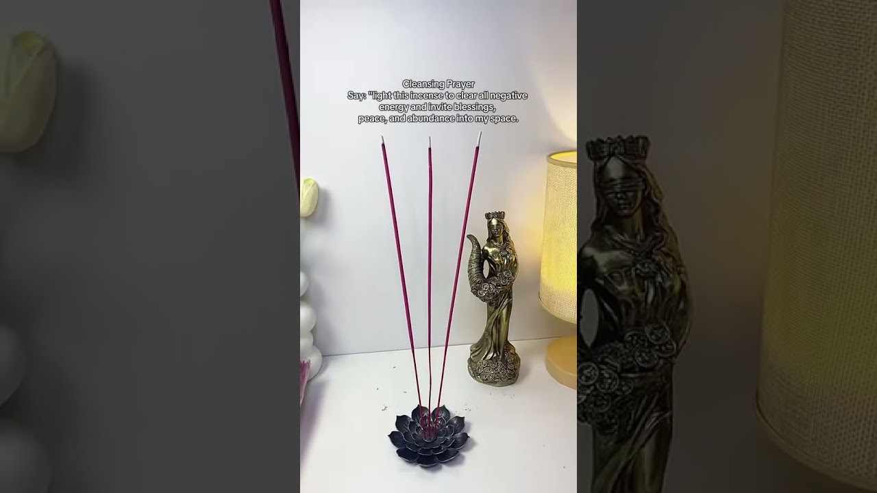 CHINESE RED INCENSE #incense #fengshui #clearnegativeenergy #cleansing #shortsfeed #shortsviral