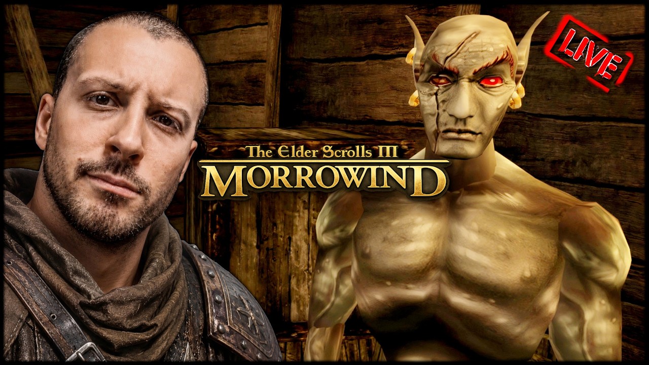 MORROWIND - POCZĄTEK PRZYGODY! 🔴 [NA ŻYWO]