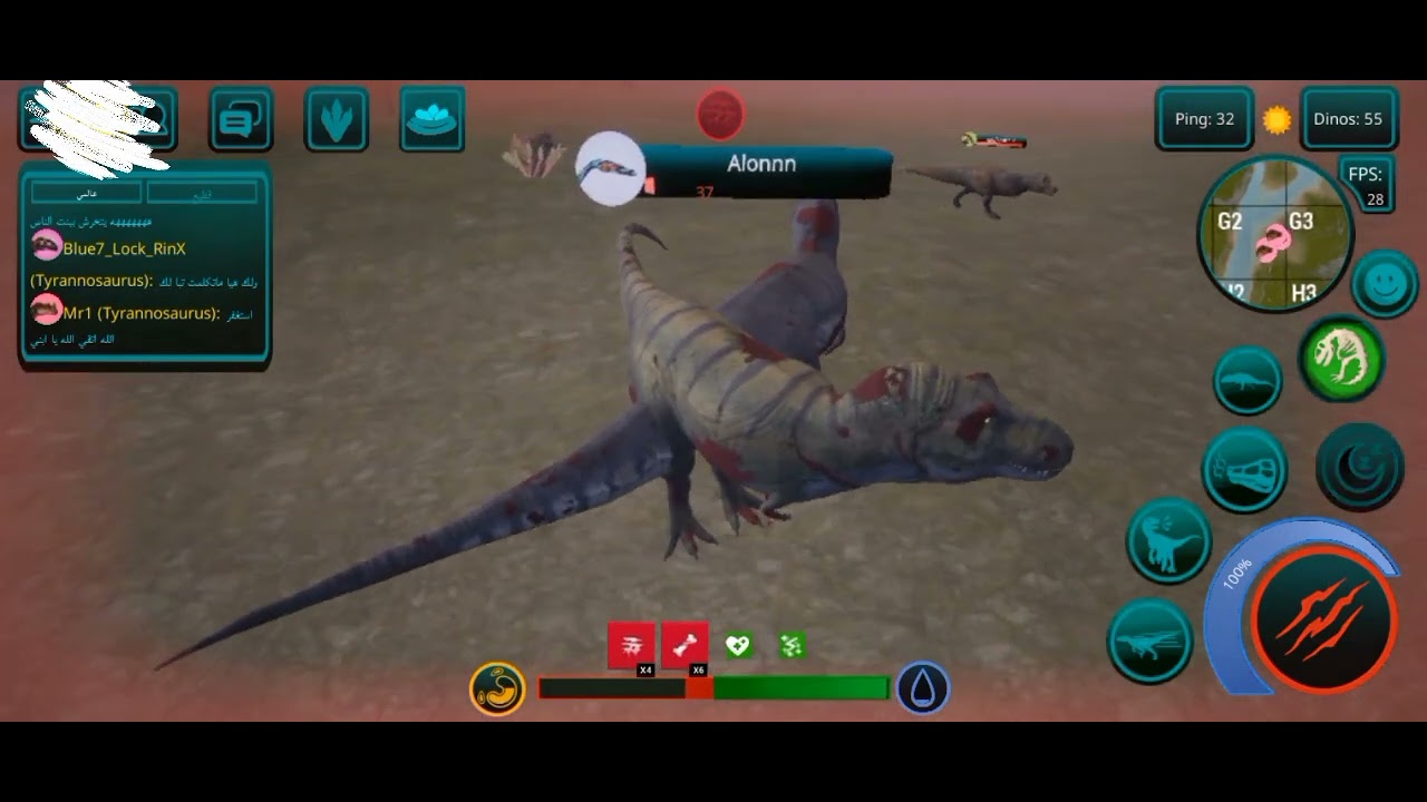 pvp (the cursed dinosaur isle)