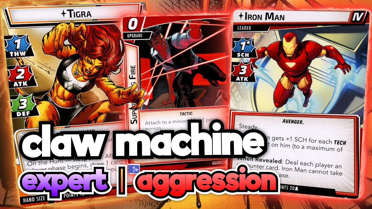 Claw Machine - Tigra Aggression vs. Iron Man - Expert - Marvel Champions