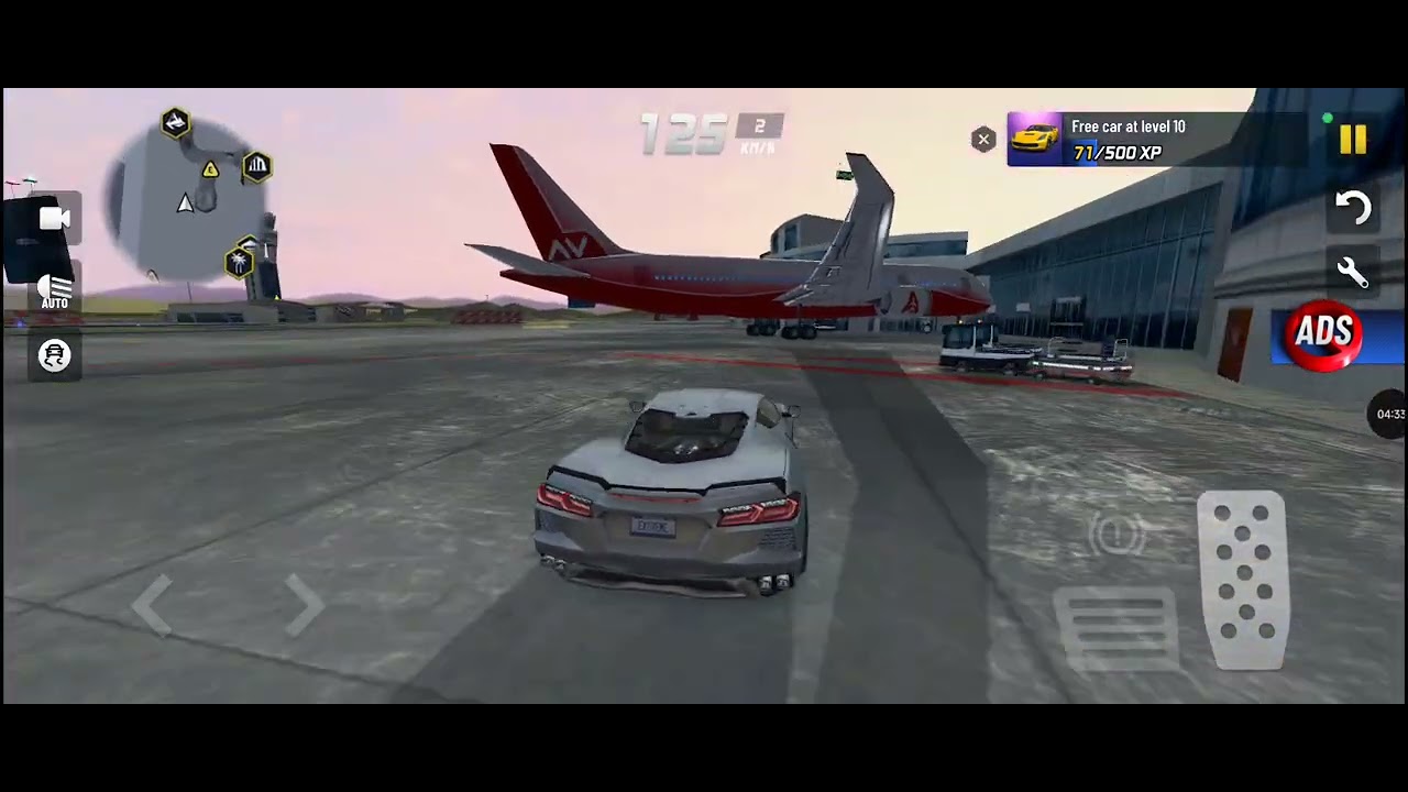 Playing extreme car driving