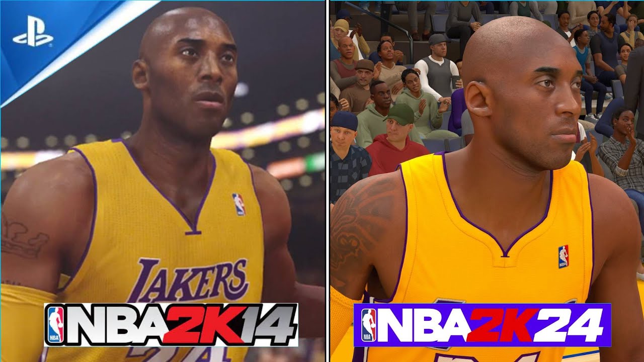 NBA 2K24 VS NBA 2K14 Graphics / Gameplay Comparison 10 YEARS LATER
