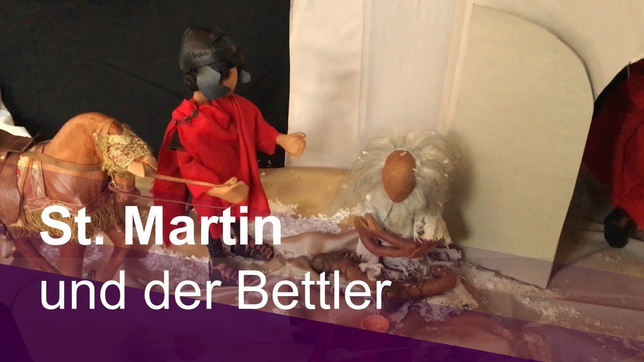 St. Martin und der Bettler mit LEA-Erzählfiguren