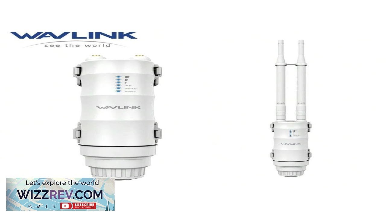 WAVLINK N300 Outdoor WiFi Extender Signal Booster With PoE Powered WAN LAN