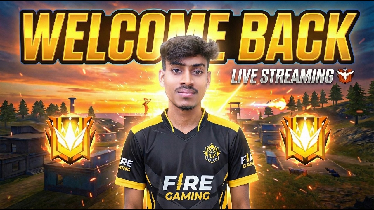 WELCOME BACK LIVE STRAMING🔥💀 | FREE FIRE LIVE CUSTOM | Join Pro Guild Today | guild test live