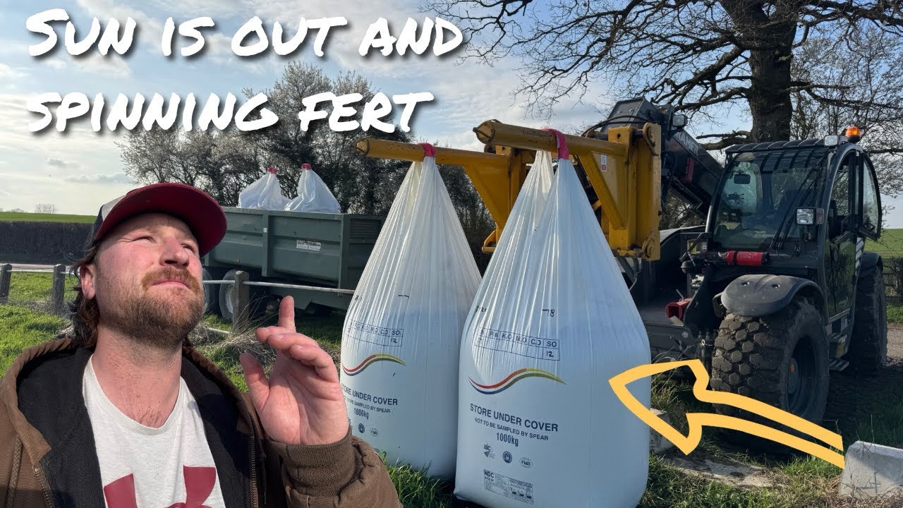 Ep 13 - Tractors are out the shed! Fert Spreading and Seed cleaner tour 
