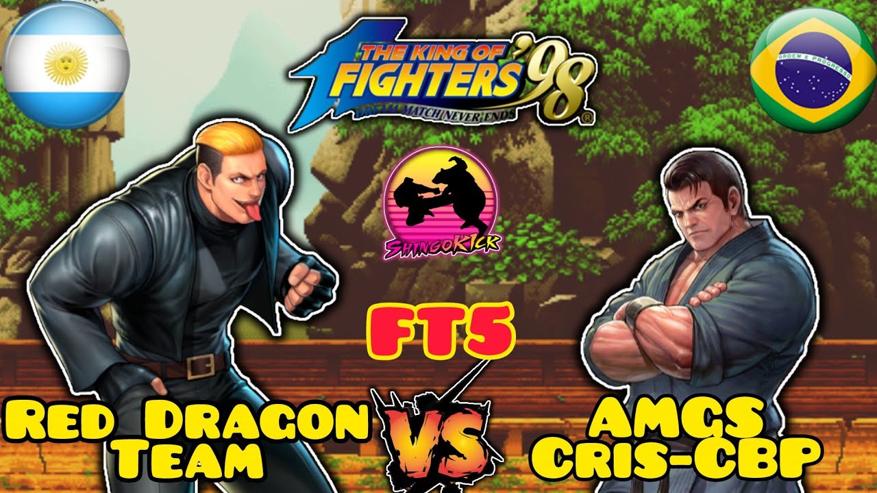 🔥Mr.Dragón ataca al Mejor Takuma🤔🔥Red Dragon🇦🇷🆚AMGS-Cris-CBP🇧🇷 FT5 #kof98 