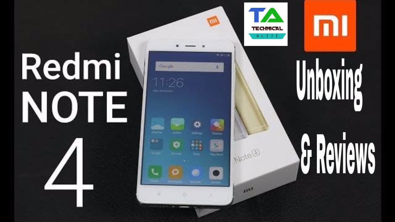 Xiaomi Redmi Note 4 Unboxing and Hands on Reviews