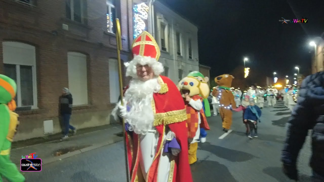 Parade de Saint Nicolas et Lancement des illuminations de Noël à Caudry