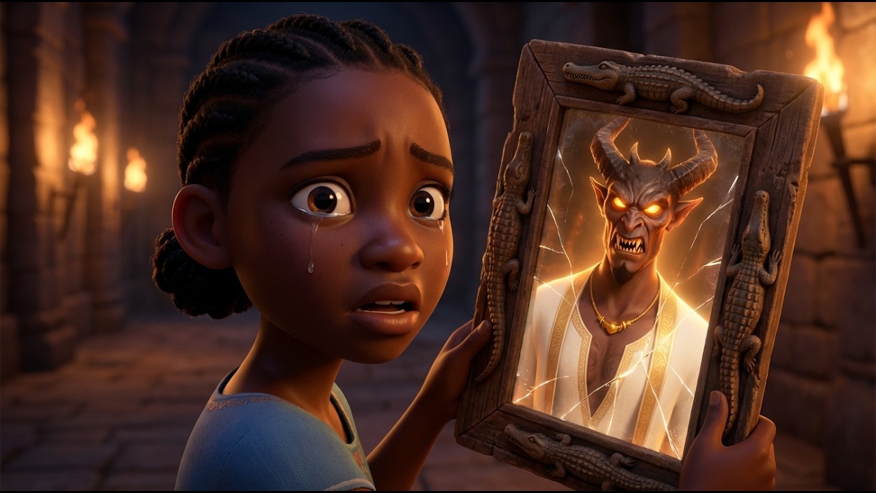 She Looked into the Ancient Mirror… And Saw the Prince Was a Beast African Folktale Animation