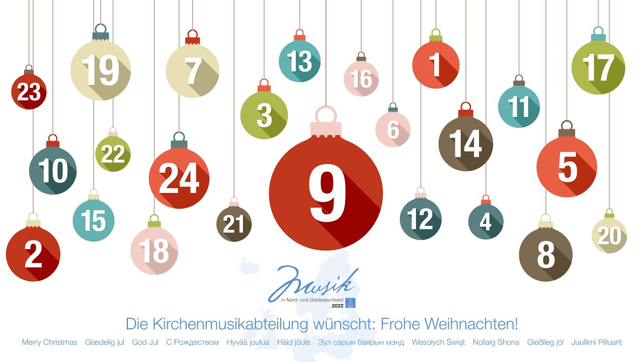Musikalischer Adventskalender 2022 der NAK Nord- und Ostdeutschland. Das 9. Türchen