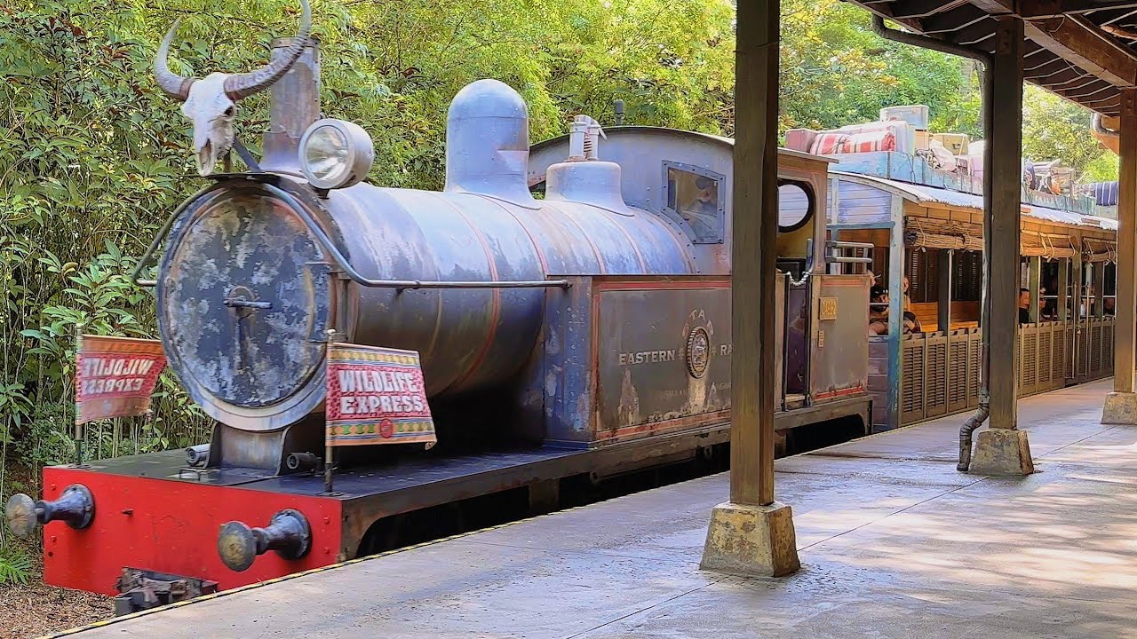 Wildlife Express 2024 Complete Ride in 4K - Disney’s Animal Kingdom, Florida