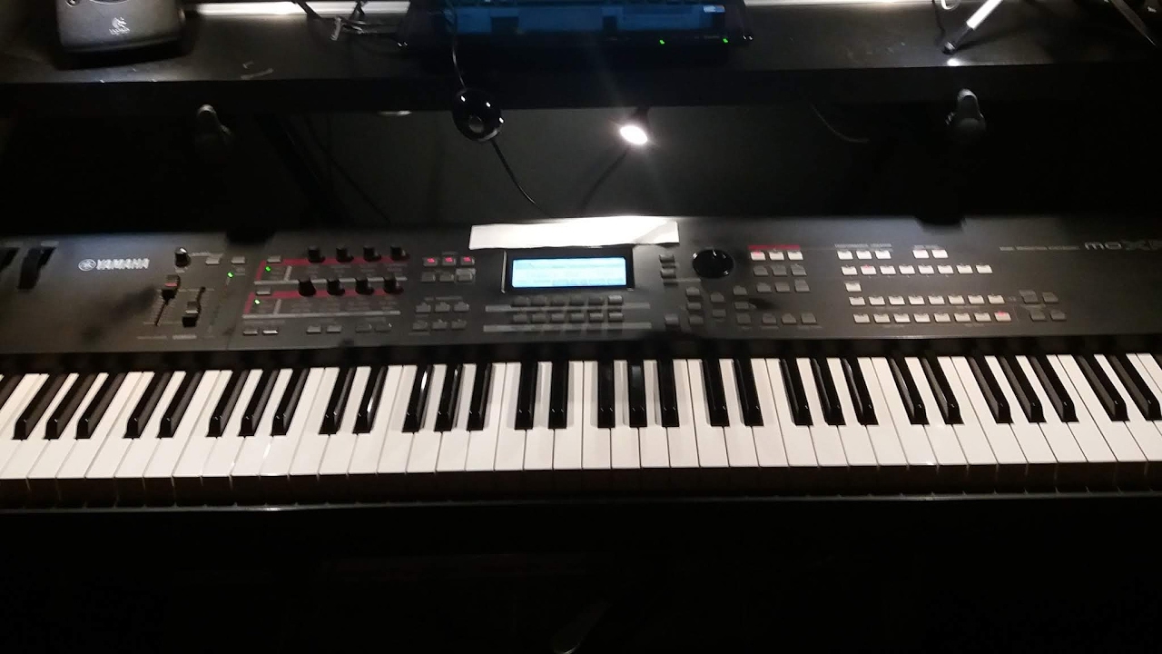 Yamaha MOXF Reset to Factory and setup