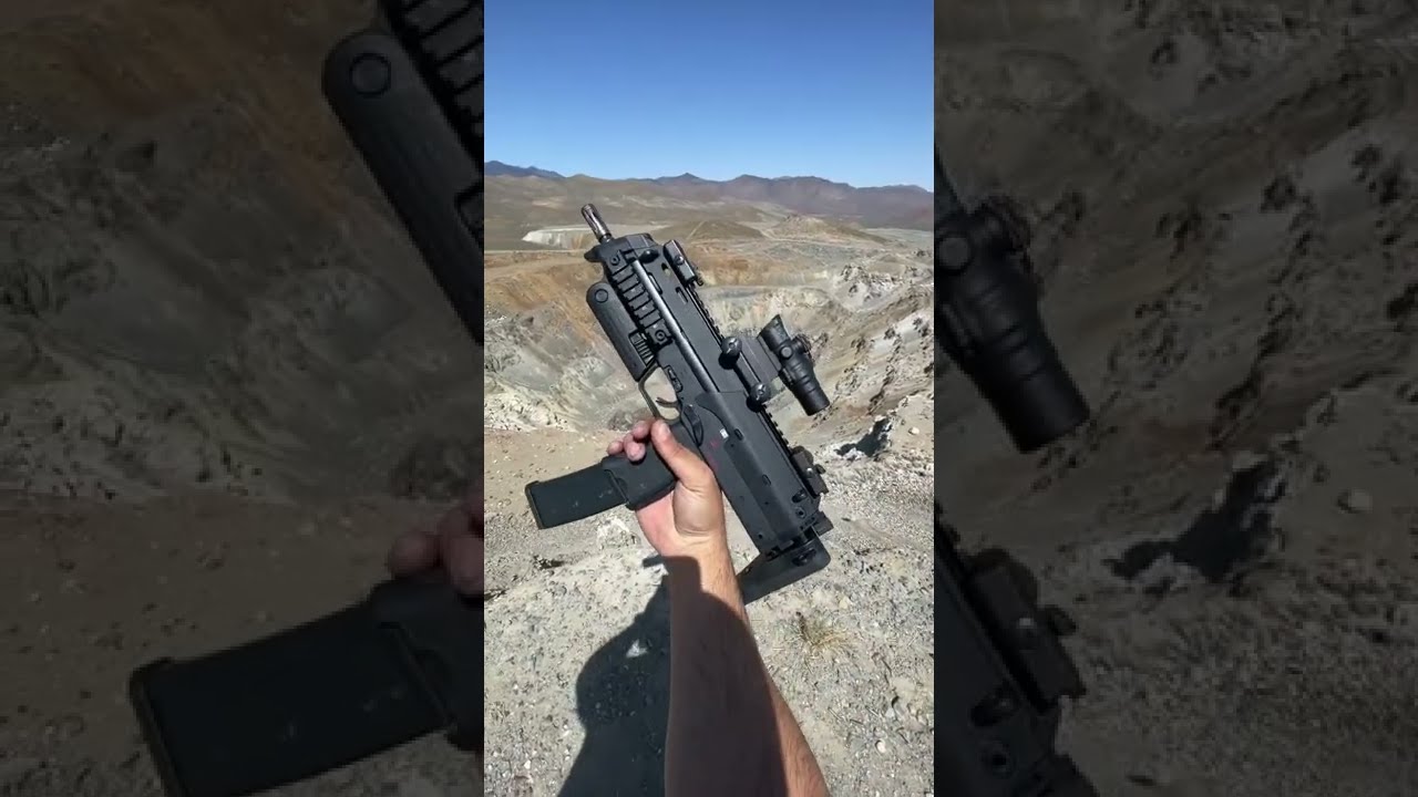 Снимал озеро моего дедушки с помощью MP7