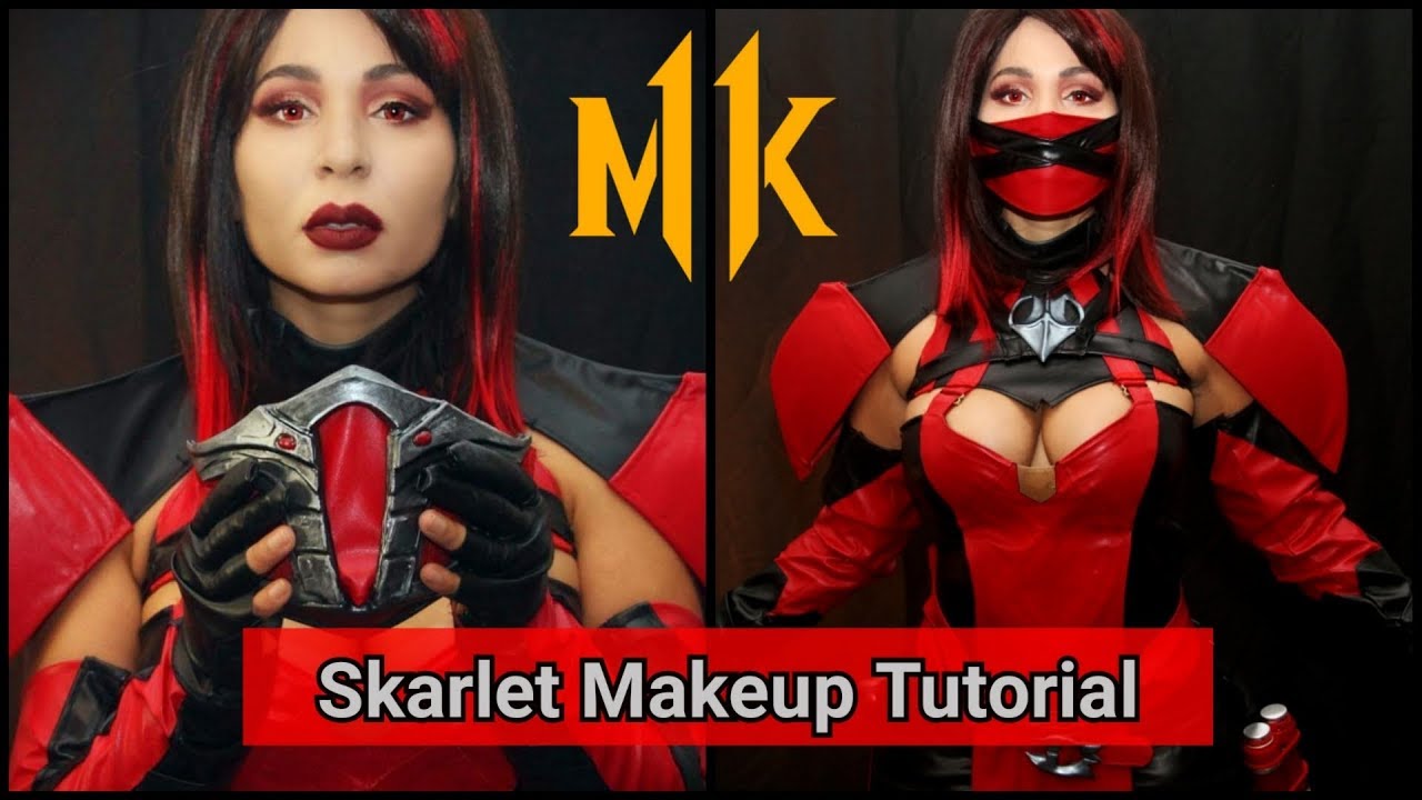 MK11 Skarlet's Makeup: Guide to a Fierce Kut Krease 🔥