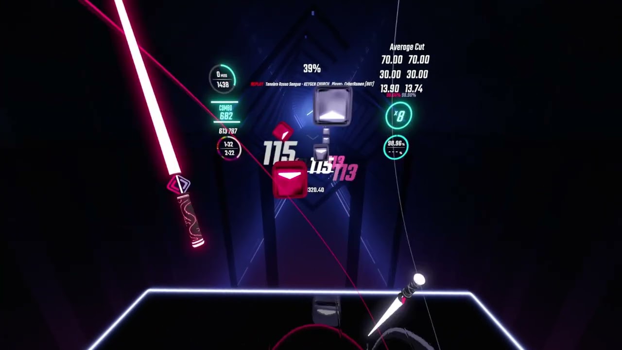 [Beat Saber AI] Tenebre Rosso Sangue - 98.82% FC