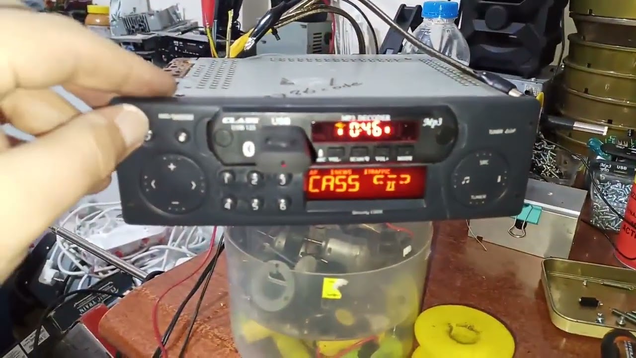 Renault Clio kaset çalar teype USB BLUETOOTH AUX modül montajı yapılır