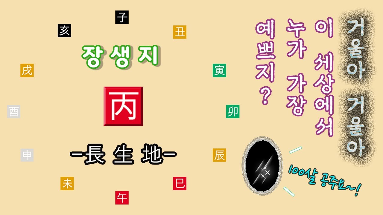 (장)생지운에는 '하면 된다!'라는 생각을 가지게 돼요. 12운성 (장)생지