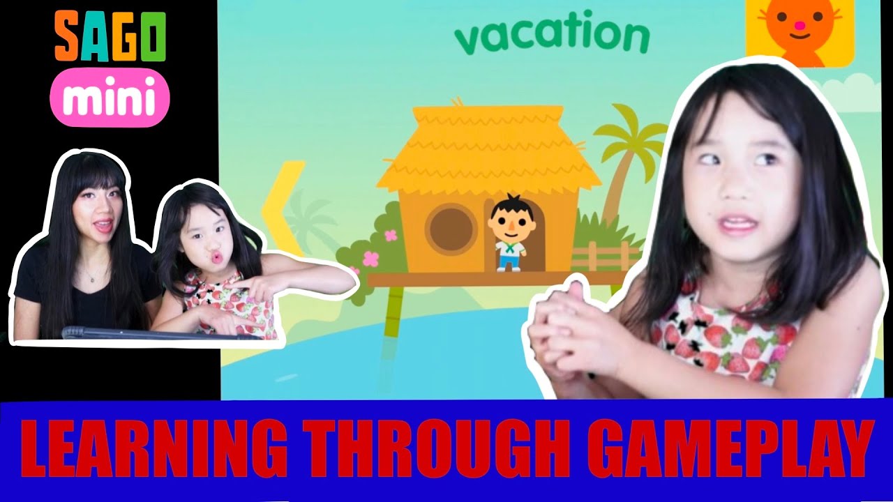 Sago Mini World Vacation Learning through role playing | Pretend play | See our Water Park vacation!