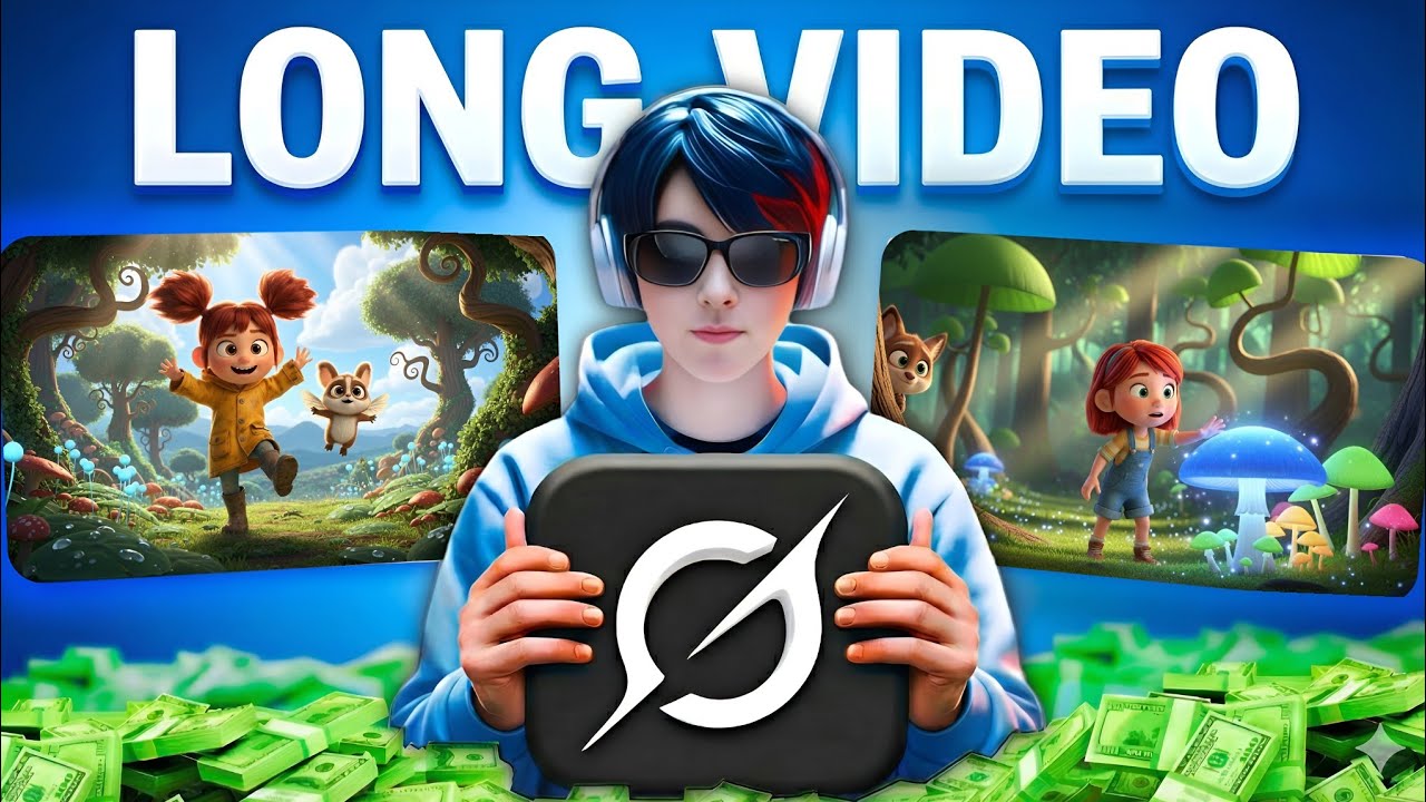 Create Long YouTube Videos FREE Using Grok AI | Full 16:9 Auto-Video Workflow