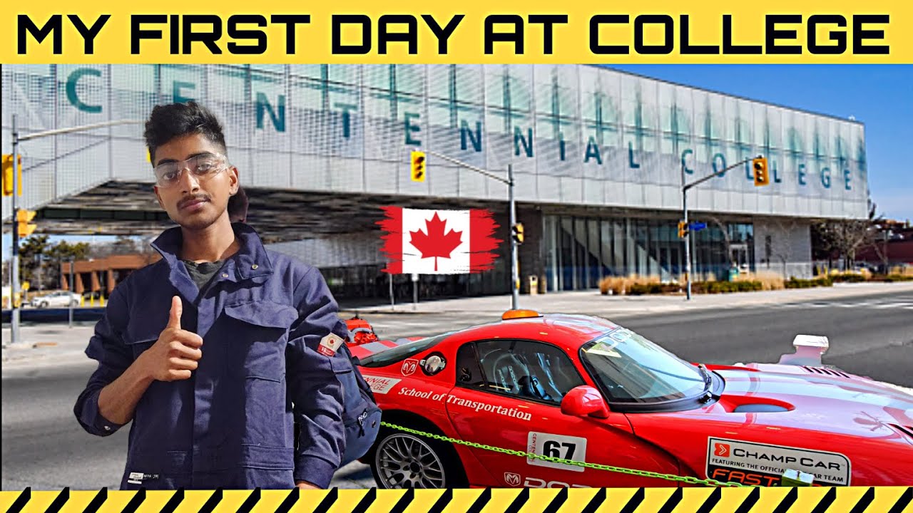 My 1st day at Centennial college Ashtonbee campus/ Great experience🇨🇦 #centennialcollege #canada