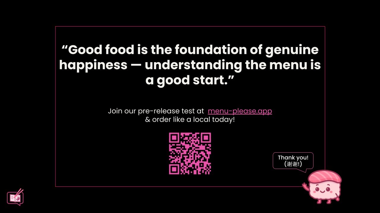 Menu, please! Demo @ Ironhack Hackshow 2025