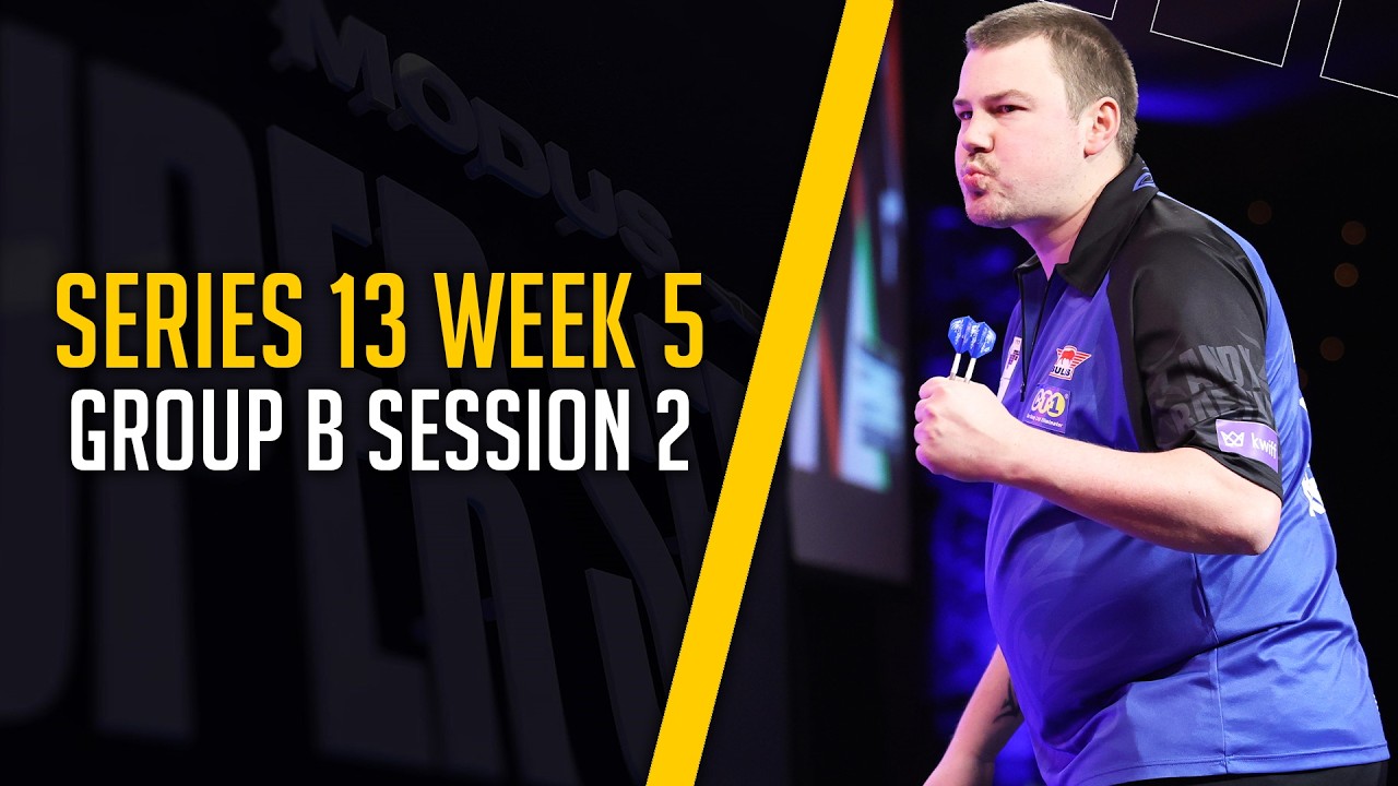 WHO WILL WIN GROUP B!?!🎯 🤩 | Live Darts |  Series 13 Week 5 | Group B Session 2