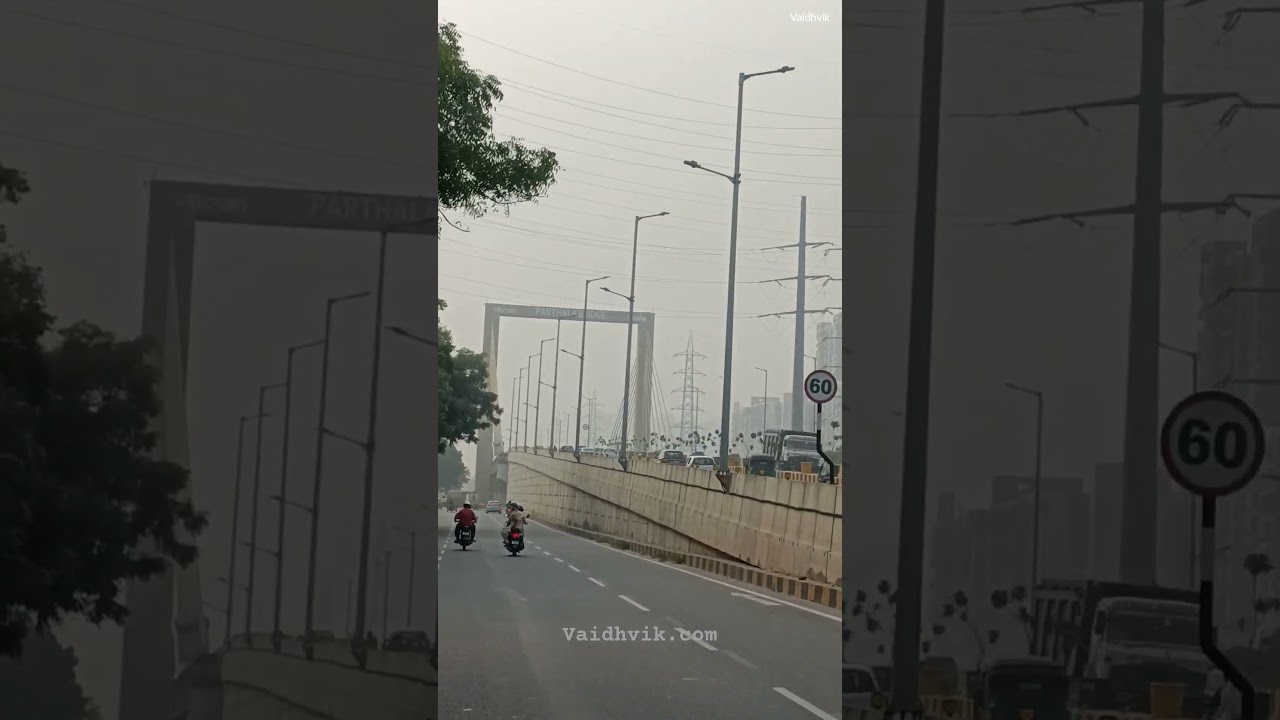 Parthala Bridge Noida #ParthalaBridge #noida #bridge #travelvlog