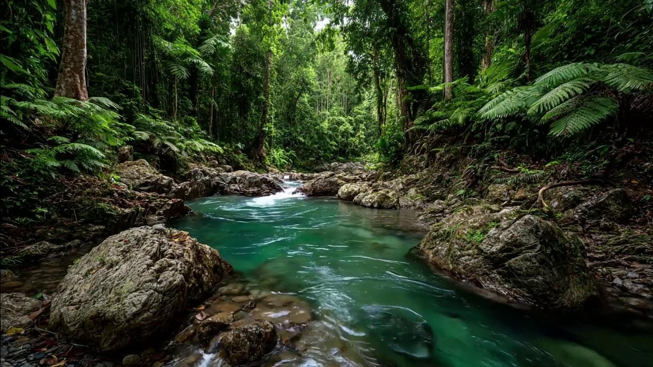 Natural River Flow Sleep Ambience Creating Consistent and Restful Calm