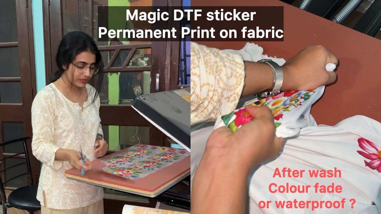 What is DTF/ Digital Print for suit-saree? Printing, Washing, stretching |Quality Test |DTF by Ekta