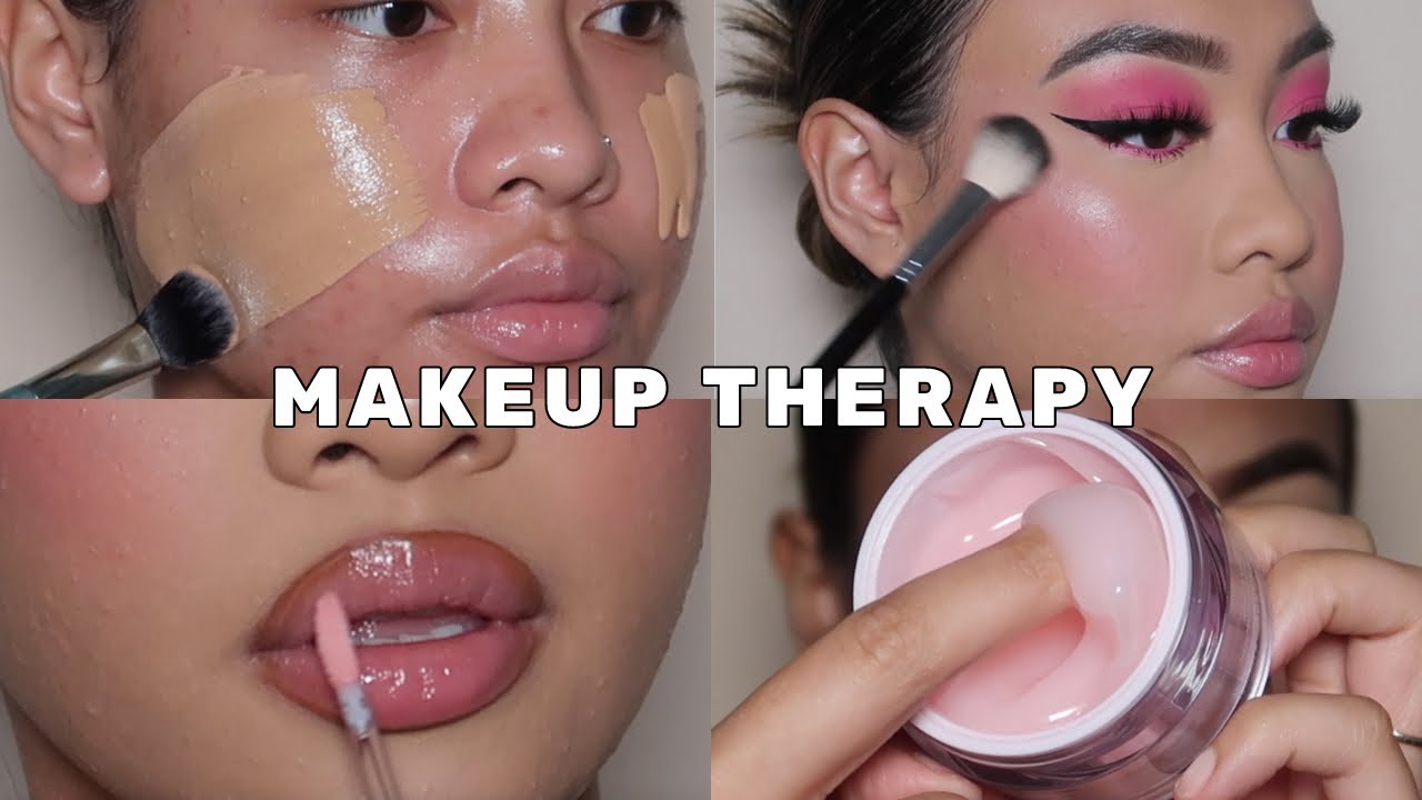 MAKEUP THERAPY 3 (ACNE, RAW & UNFILTERED) *RELAXING* | SAMANTHAEVIRA