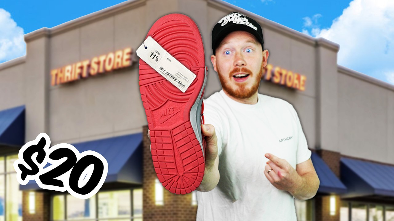 I Found OFF-WHITE Nike Sneakers At The THRIFT STORE!