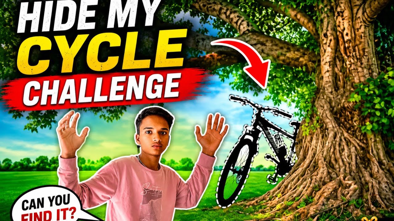 Hide My Cycle Challenge 😮 क्या में अपनी साइकिल|Akash Sharma 02| #challenge #trending 