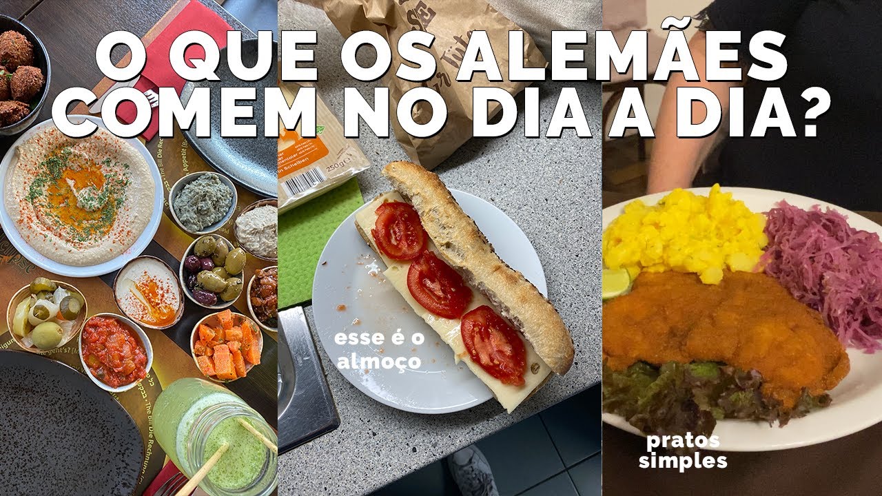 10 HÁBITOS ALIMENTARES DIFERENTES DOS ALEMÃES