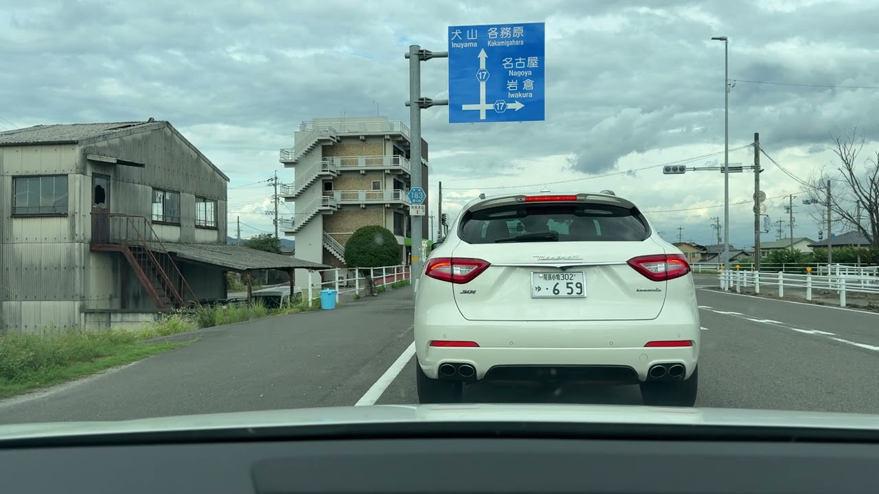 江南市宮後町から犬山市犬山駅まで