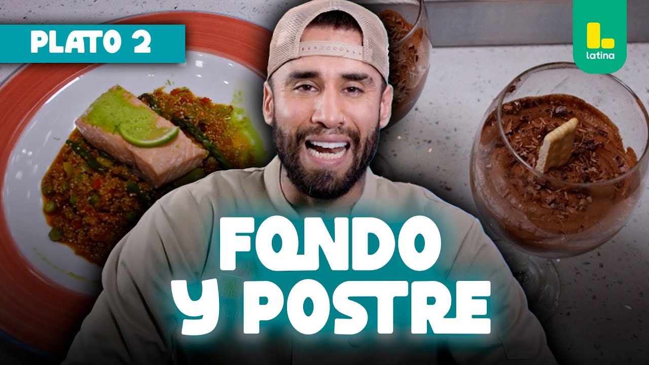 Salmón confitado con quinua apaellada y Mousse de café | El Gran Chef Famosos