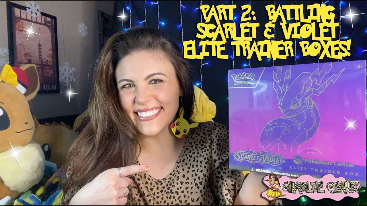 BATTLING SCARLET & VIOLET ELITE TRAINER BOXES PART 2!