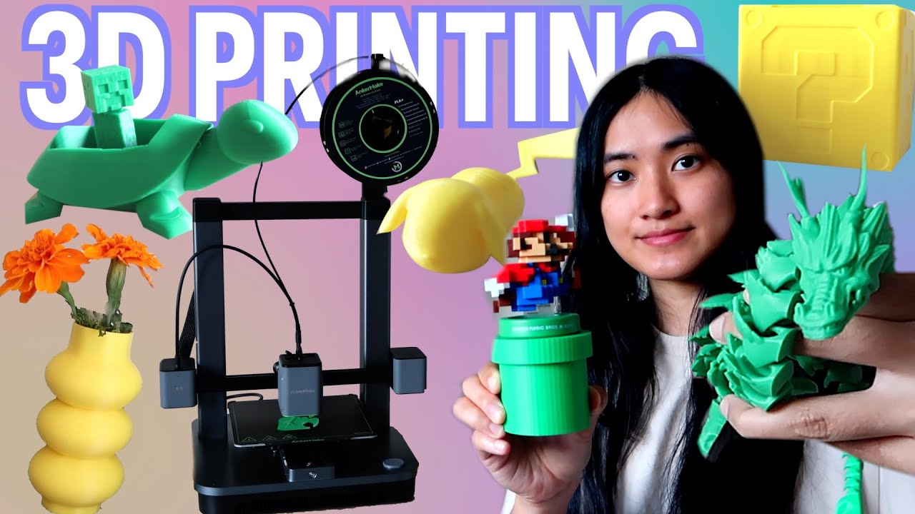 Я сделал их на своём 3D-принтере для начинающих! (AnkerMake M5C)