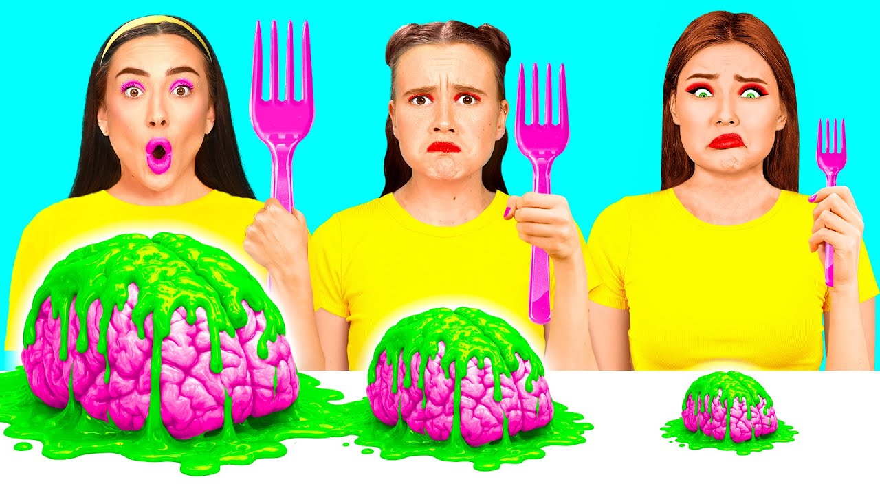 Большая, Средняя или Маленькая Тарелка Челлендж | Сумасшедшие Лайфхаки и Рецепты Fun Challenge