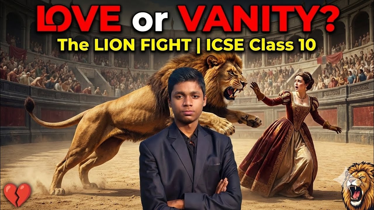 Love or Vanity? The Glove and the Lions | Deep Meaning Explained | ICSE Class 10