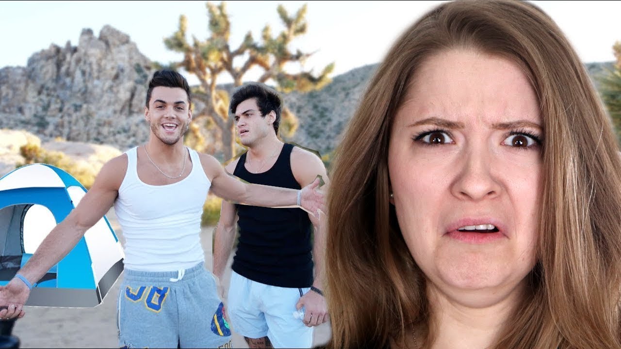 CAMPING OVERNIGHT WITH NO TECHNOLOGY - Dolan Twins Reaction
