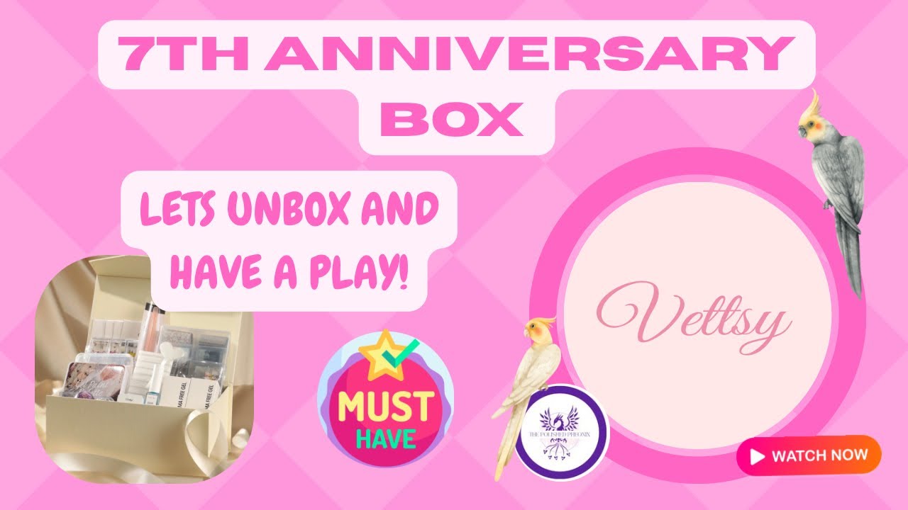 VETTSY 7th ANNIVERSARY BOX - LETS SWATCH AND PLAY 😍