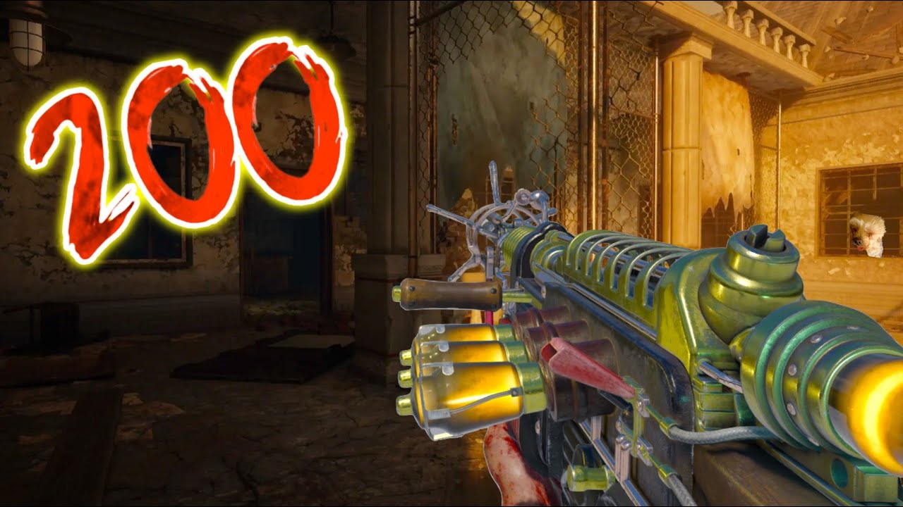 (31/68) BO3 VERRUCKT - Round 200 on EVERY POSSIBLE COD Zombies Map!