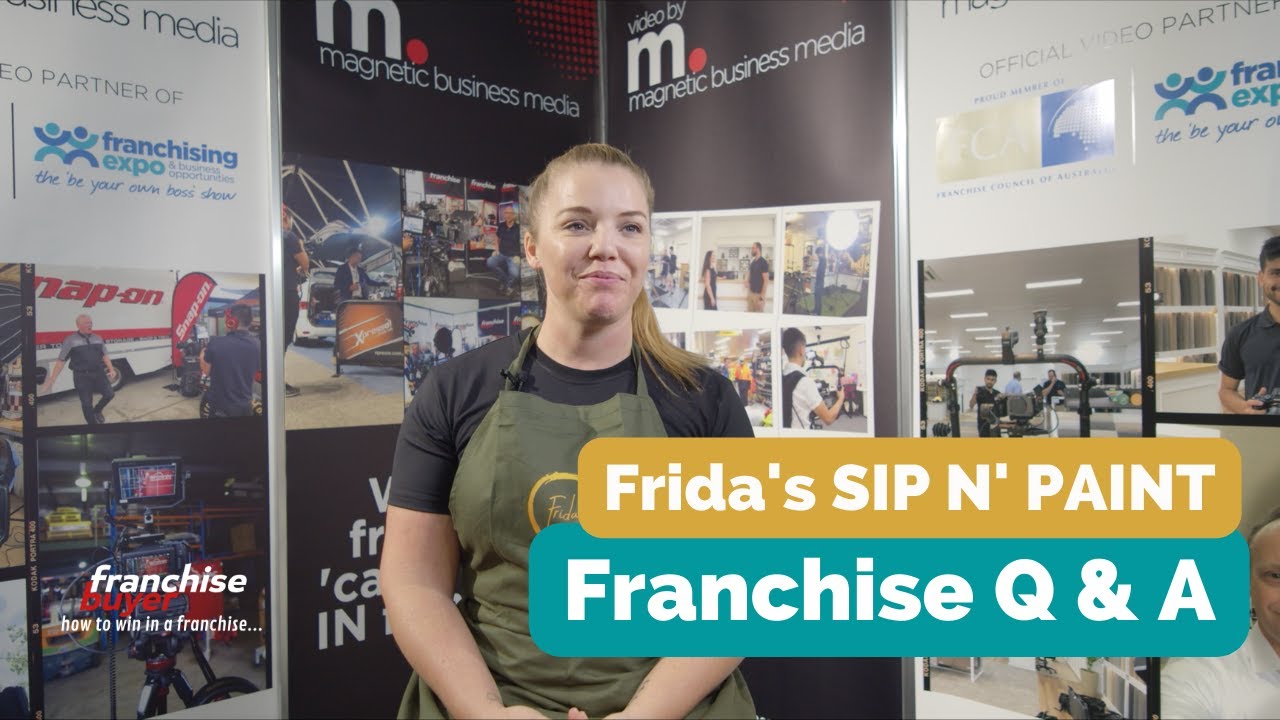 Frida’s SIP N’ PAINT franchise Q & A with Rebecca Green, Melbourne Franchising Expo 2022