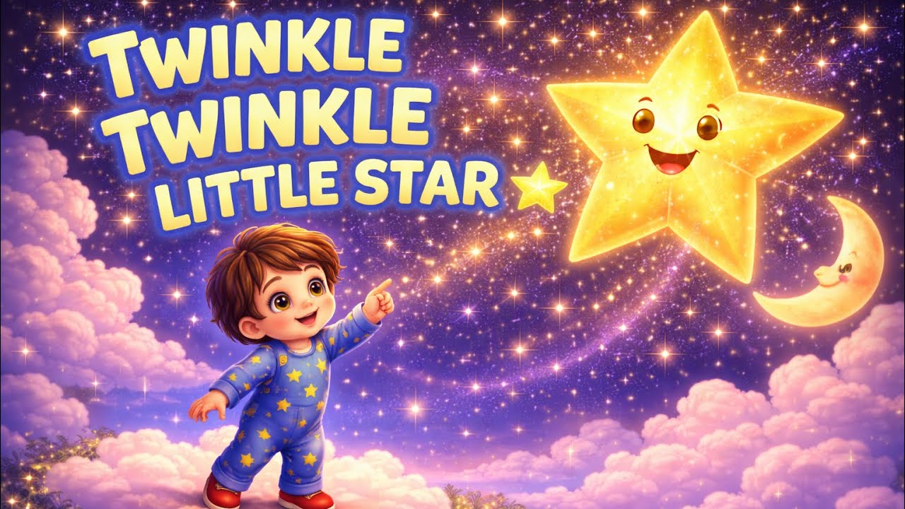 Twinkle Twinkle Little Star ⭐ | Bedtime Nursery Rhyme with Lumi 🌙